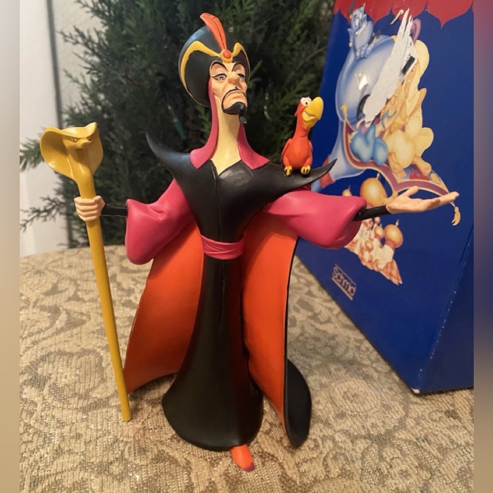 Disney Aladdin Jafar 1990’s Porcelain Figure Statue Schmid